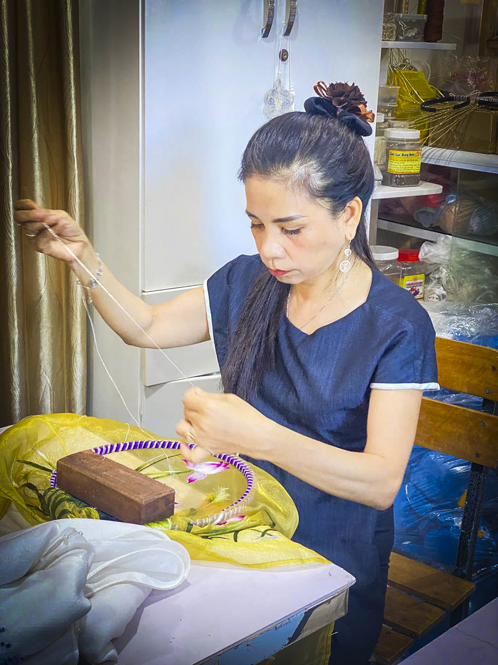 Learn Hue embroidery with expert guidance